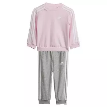Тренировочный костюм Adidas Essentials, серый/розовый