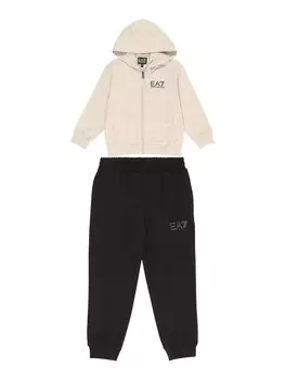 Тренировочный костюм Emporio Armani, светло-бежевый/черный