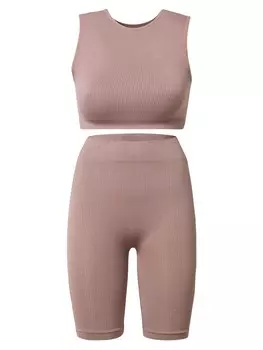 Тренировочный костюм Nasty Gal, светло-коричневый