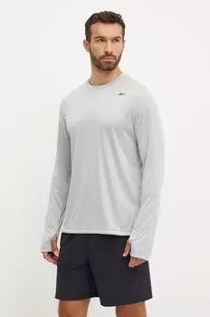 Тренировочный лонгслив Reebok, серый