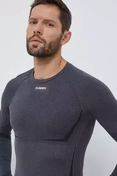 Тренировочный Майк с длинными рукавами Hummel, серый