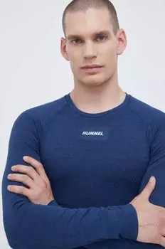 Тренировочный Майк с длинными рукавами Hummel, синий