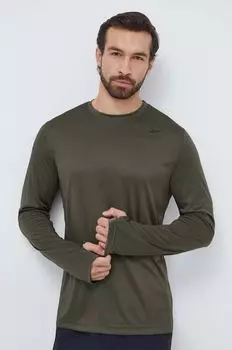 Тренировочный с длинным рукавом Reebok, зеленый