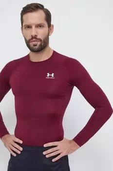 Тренировочный с длинным рукавом Under Armour, бордовый