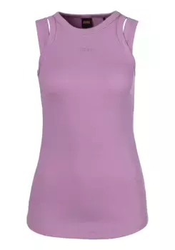 Тренировочный топ BOSS ORANGE "C_Elit Premiumженская мода", с двойными бретелями, фиолетовый