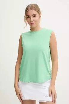 Тренировочный топ Casall Laser Mesh, зеленый