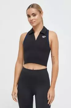 Тренировочный топ Reebok, черный