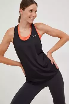 Тренировочный топ Reebok, черный