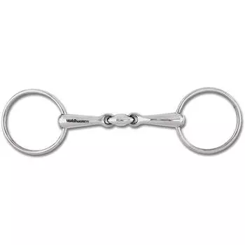 Трензель с двойным шарниром цельный 18 мм WALDHAUSEN, серебро