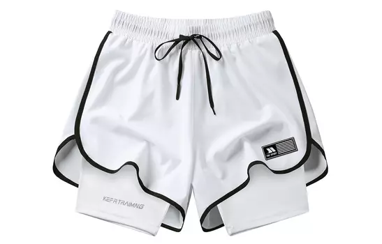 TRESPASS Повседневные шорты унисекс, Белый