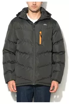 Tresspass, Утепленная зимняя куртка с капюшоном Trespass, черный