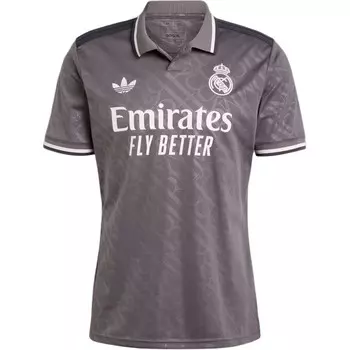 Третья майка Real Madrid 24/25 Adidas Originals, цвет Charcoal