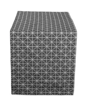 Треугольная настольная дорожка 14 x 108 дюймов Design Imports, черный