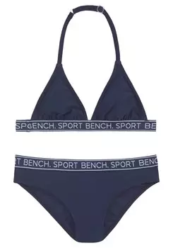Треугольное бикини BENCH, цвет Navy/Sky blue