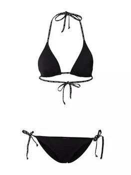 Треугольное бикини FILA Triangle Bikini SIBU, черный