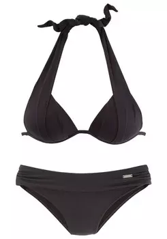 Треугольное бикини Lascana, черный