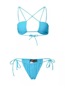 Треугольное бикини Misspap, светло-синий