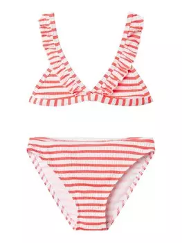 Треугольное бикини NAME IT, цвет Coral
