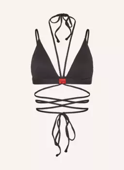 Треугольное бикини red label Hugo, черный