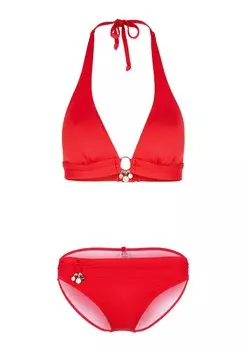Треугольное бикини s.Oliver Regular Bikini Tonia, красный