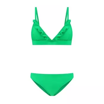 Треугольное бикини Shiwi Beau, неоновый зеленый