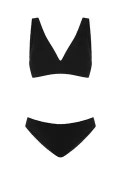 Треугольное бикини SORBET ISLAND Aqua, черный