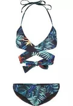 Треугольное бикини Urban Classics Triangle Bikini, черный