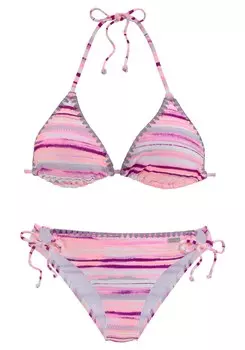 Треугольное бикини Venice Beach, лосось