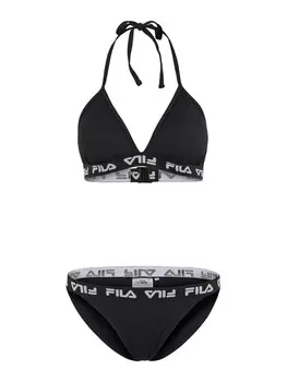 Треугольное спортивное бикини FILA SPLIT, черный