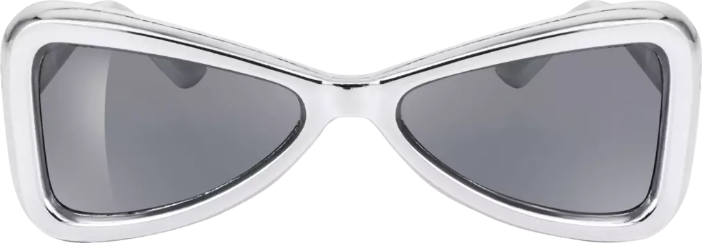 Треугольные бокалы для вечеринок серебро 1 шт. SUNDANCE