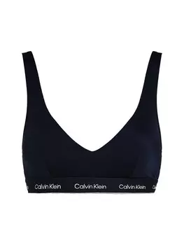 Треугольный бикини-топ Calvin Klein Swimwear Meta Legacy, темно-синий