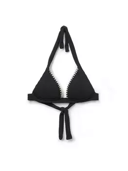 Треугольный бикини-топ CALZEDONIA, черный