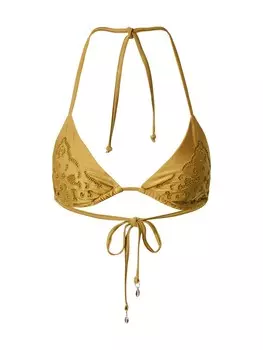 Треугольный бикини-топ Hunkemller, цвет Mustard