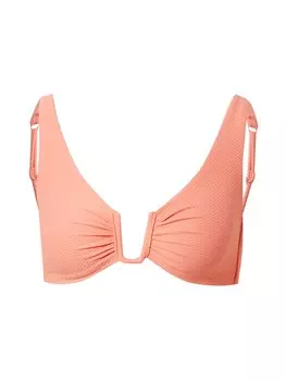 Треугольный бикини-топ Hunkemller Triangle Bikini Top, цвет coral