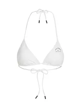 Треугольный бикини-топ Karl Lagerfeld Triangle Bikini Top, белый