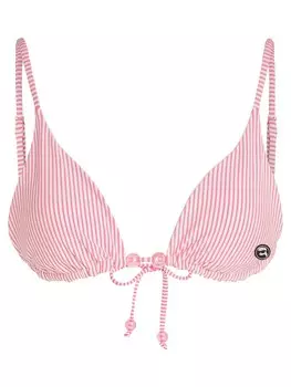 Треугольный бикини-топ Karl Lagerfeld Triangle Bikini Top, белый