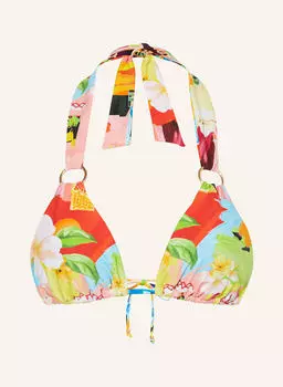 Треугольный бикини-топ Куба Seafolly, мультиколор