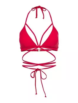 Треугольный бикини-топ LSCN by LASCANA Triangle Bikini Top Gina, цвет raspberry