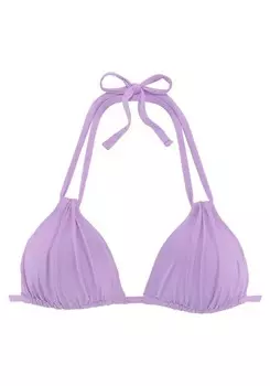 Треугольный бикини-топ s.Oliver Triangle Bikini Top, светло-фиолетовый