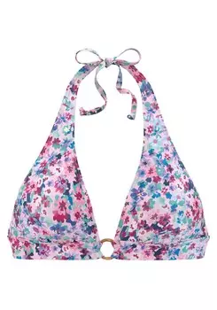 Треугольный бикини-топ s.Oliver Triangle Bikini Top, разноцветный