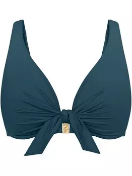 Треугольный бикини-топ TRIUMPH Summer Twist, цвет Petrol/Dark green
