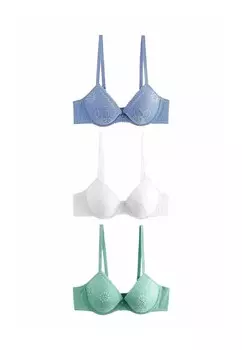 Треугольный бюстгальтер 3 PACK Next, синий