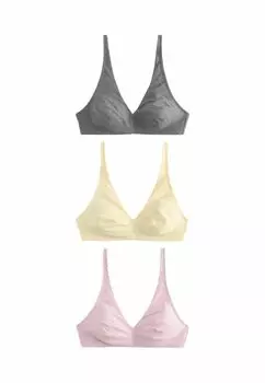 Треугольный бюстгальтер 3 PACK Next, розовый