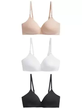 Треугольный бюстгальтер для кормления Next, цвет Beige/Black/White