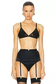 Треугольный бюстгальтер Dolce & Gabbana, цвет Nero