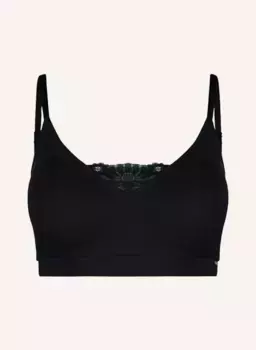 Треугольный бюстгальтер every day in cotton lace Skiny, черный