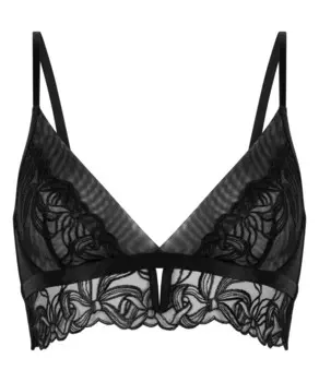 Треугольный бюстгальтер Hunkemller Triangle Bra BEAU, черный