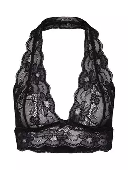 Треугольный бюстгальтер LASCANA, черный