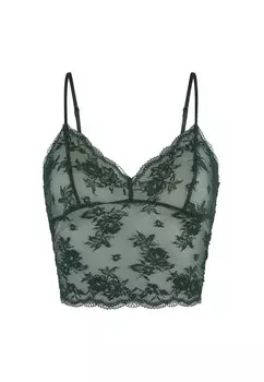 Треугольный бюстгальтер LingaDore Triangle Bra, темно-зеленый