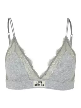 Треугольный бюстгальтер LOVE Stories, пятнистый серый